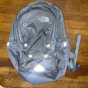 NORTHFACE JESTER GRAY BACKPACK - PERFECT CONDITION